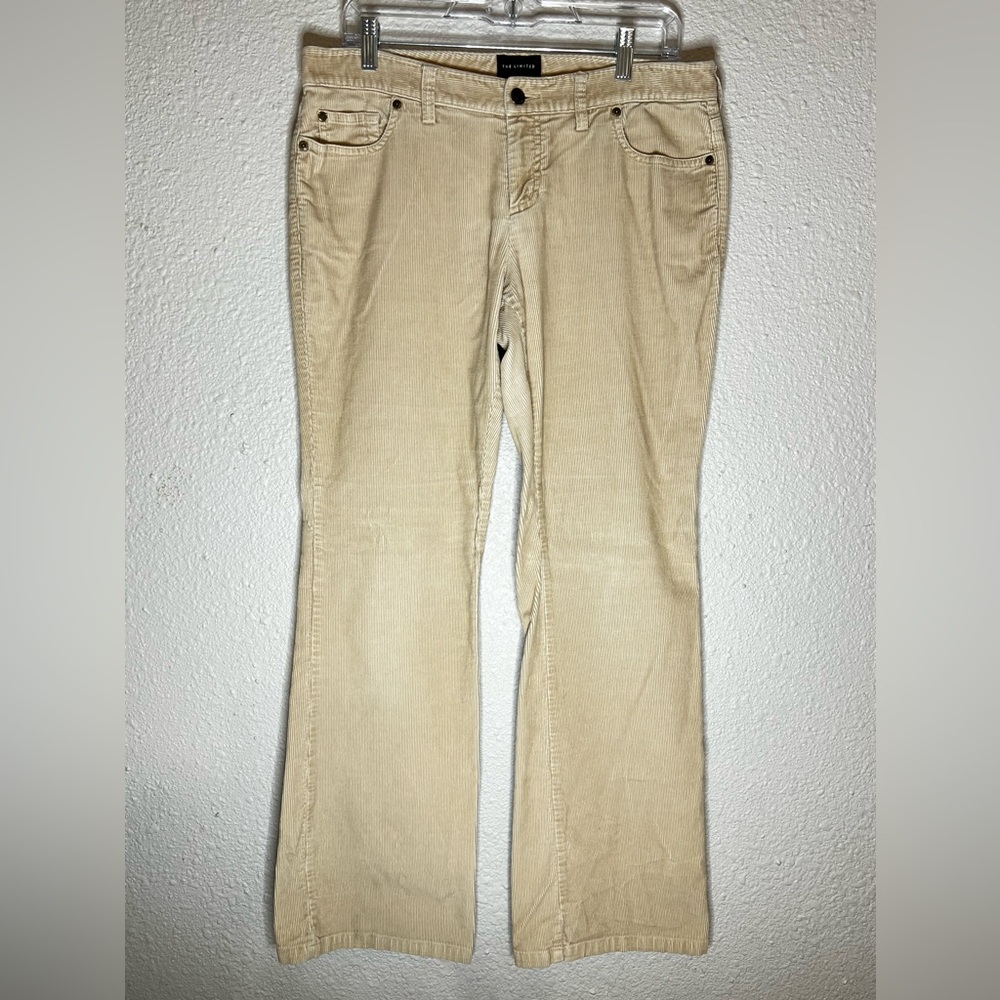 The Limited Beige Corduroy The Drew Fit Size 10 pants. Y2K.